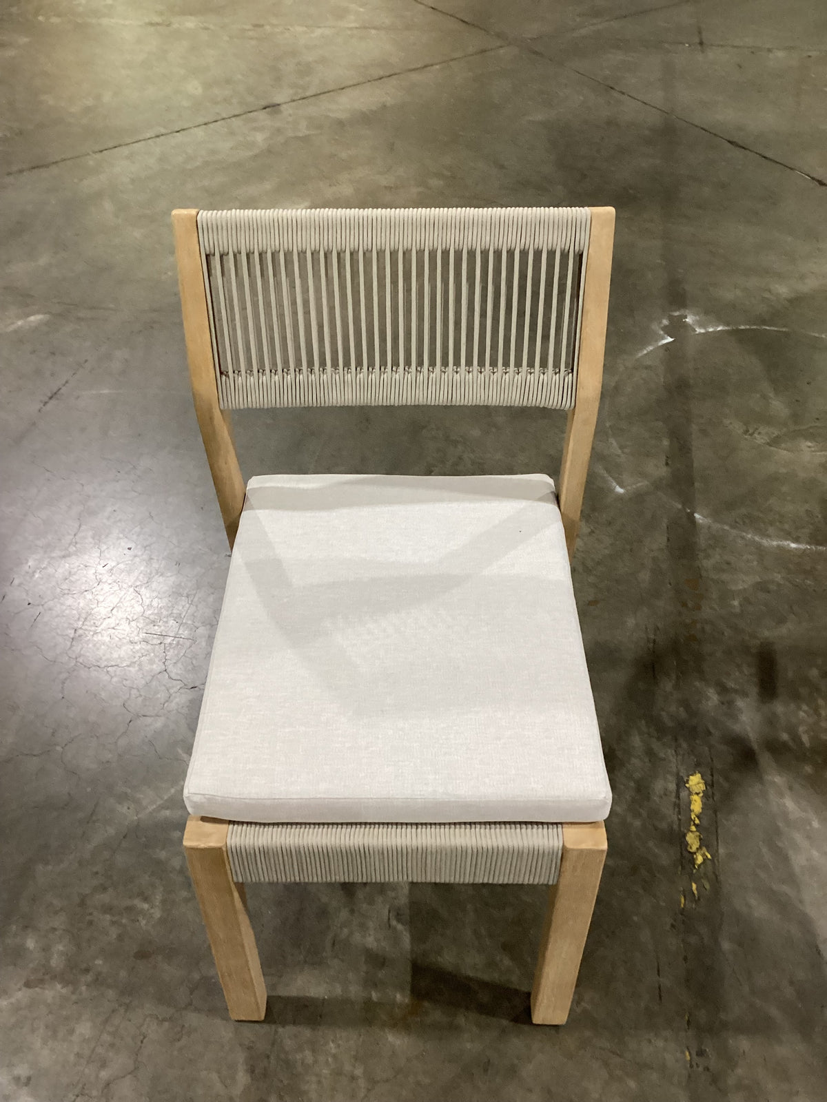 NSW CLN21035 Le Vent Outdoor Dining Chair Armless Acacia Natural