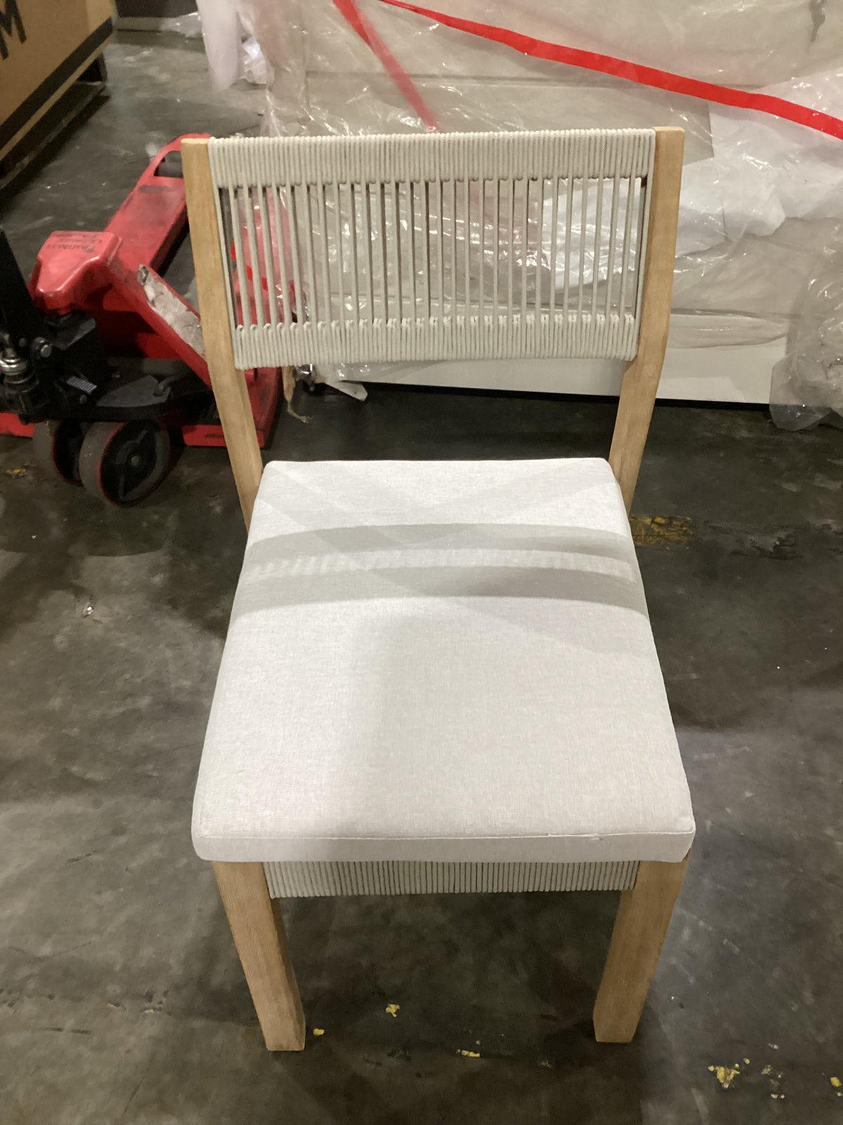 NSW CLN21037 Le Vent Outdoor Dining Chair Armless Acacia Natural