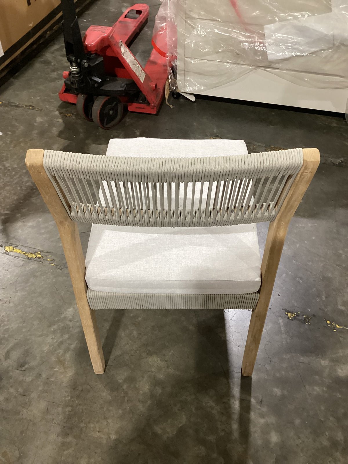 NSW CLN21037 Le Vent Outdoor Dining Chair Armless Acacia Natural