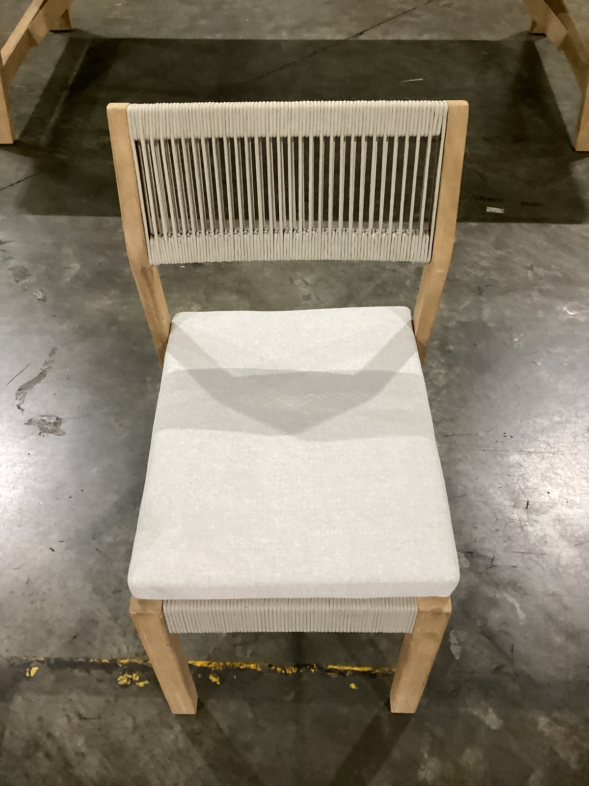 NSW CLN21034 Le Vent Outdoor Dining Chair Armless Acacia Natural