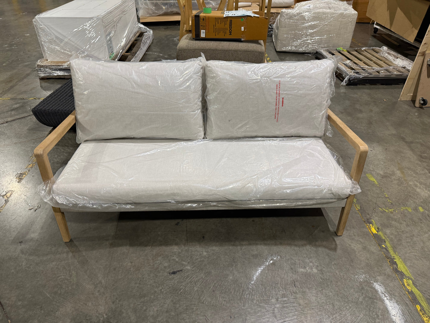 NSW PRN20479 Le Vent Outdoor Sofa 2S Acacia Natural