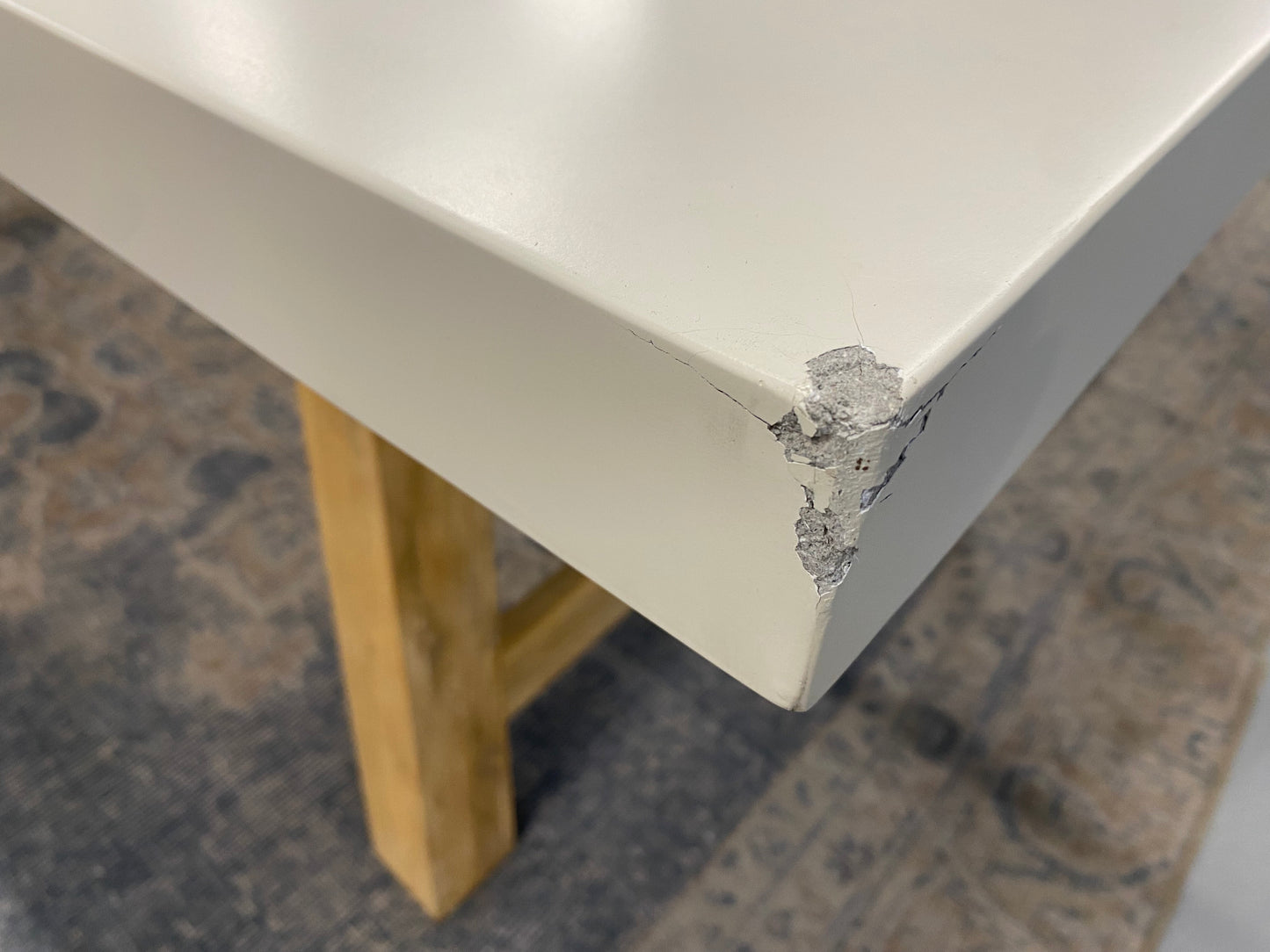 VICDC Havelock Dining Table 230cm Concrete White 23939059|VRS129316