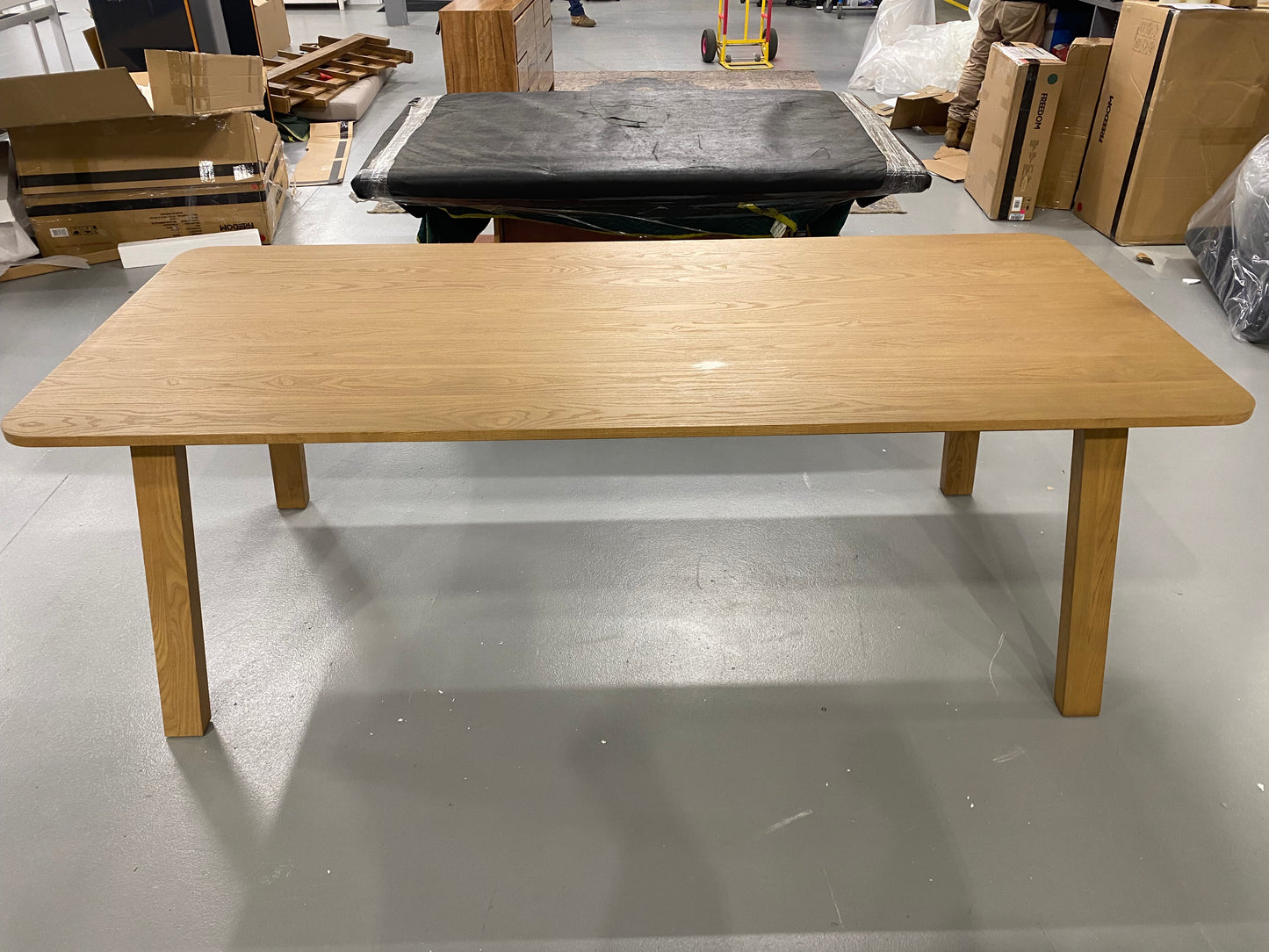 VICDC Hallie Dining Table 220x95cm Natural 24427340|VRS131930