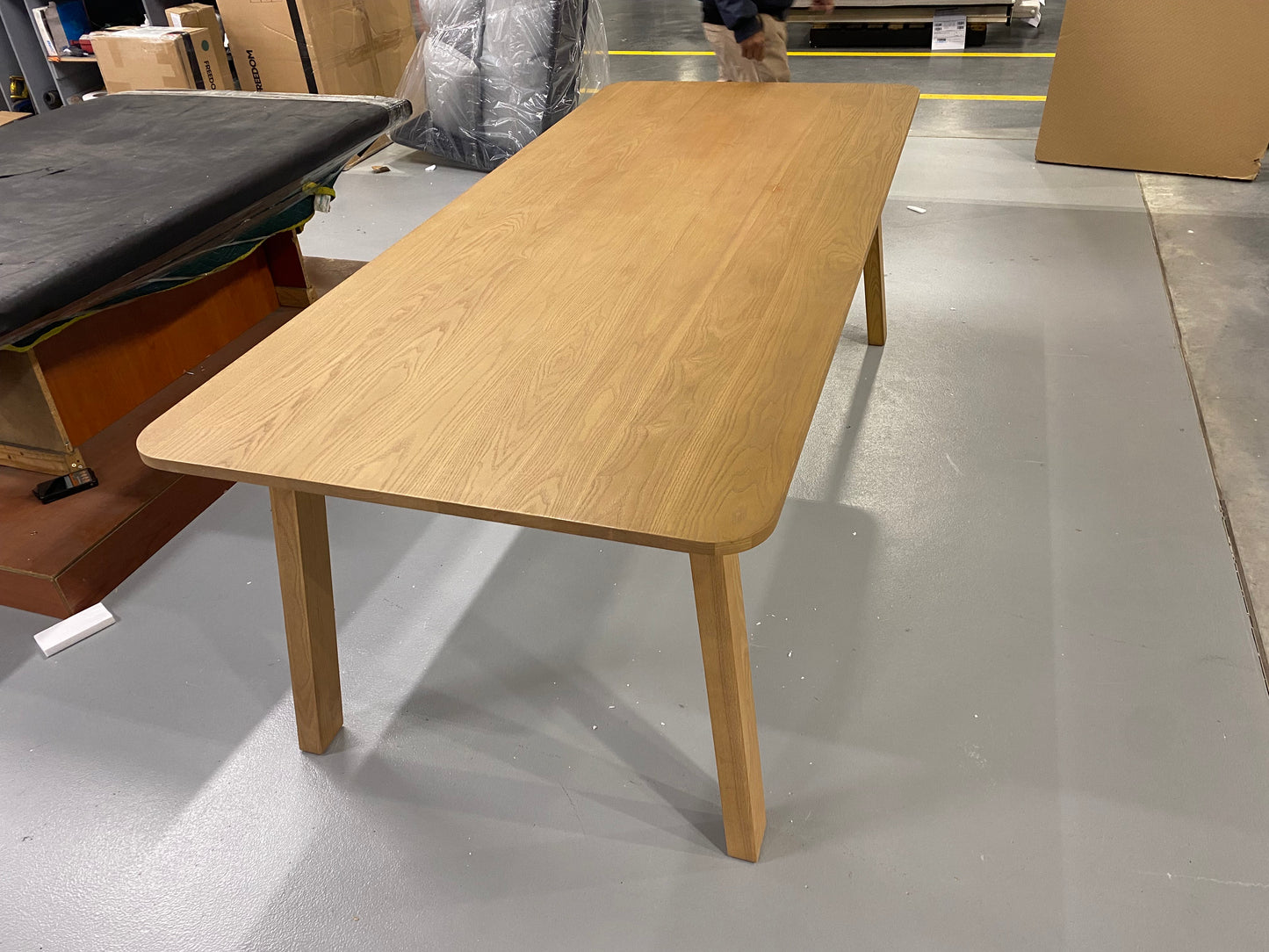 VICDC Hallie Dining Table 220x95cm Natural 24427340|VRS131930