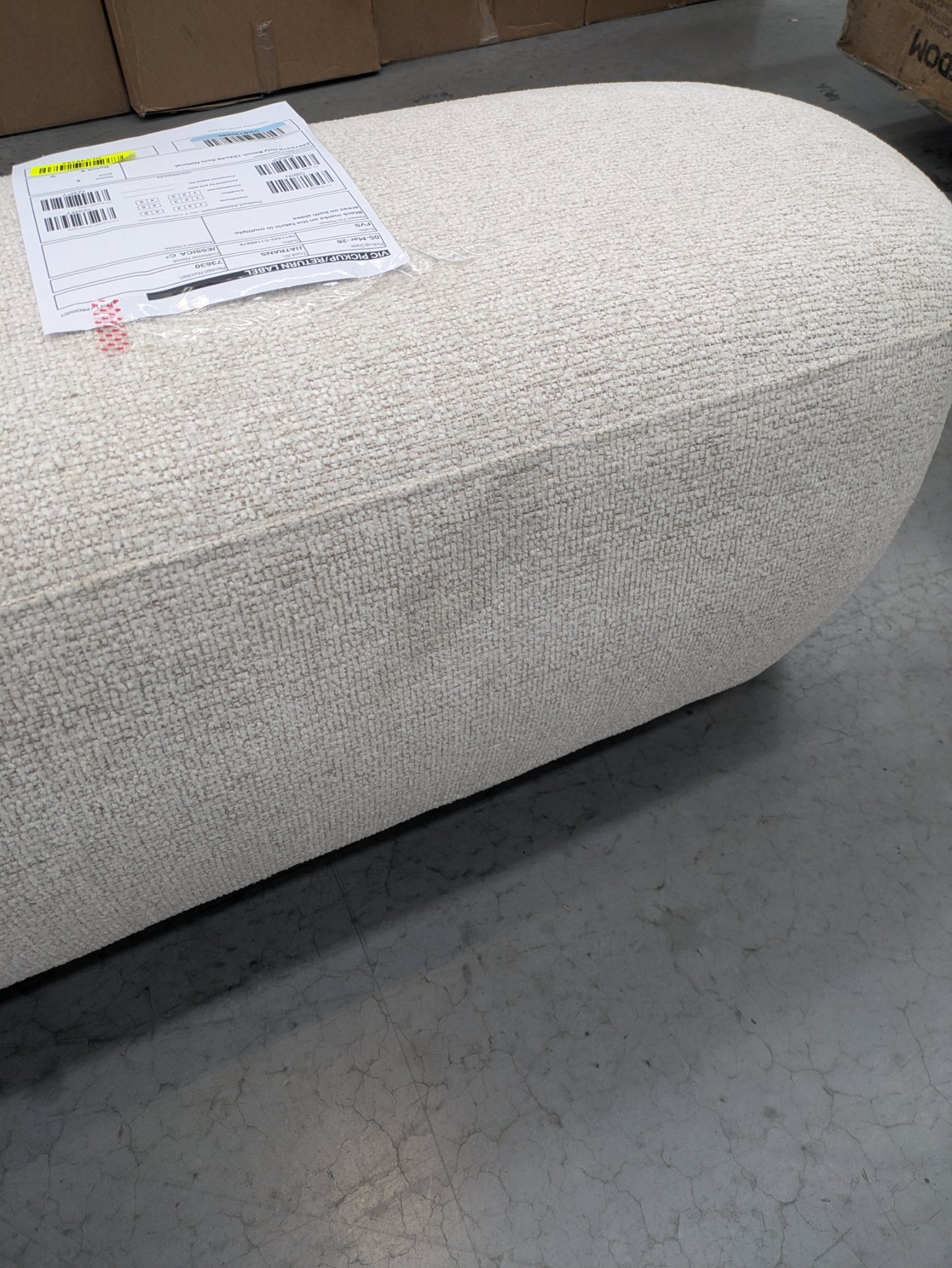VICDC CLV20192 Orly Bench 152x49.5cm Natural