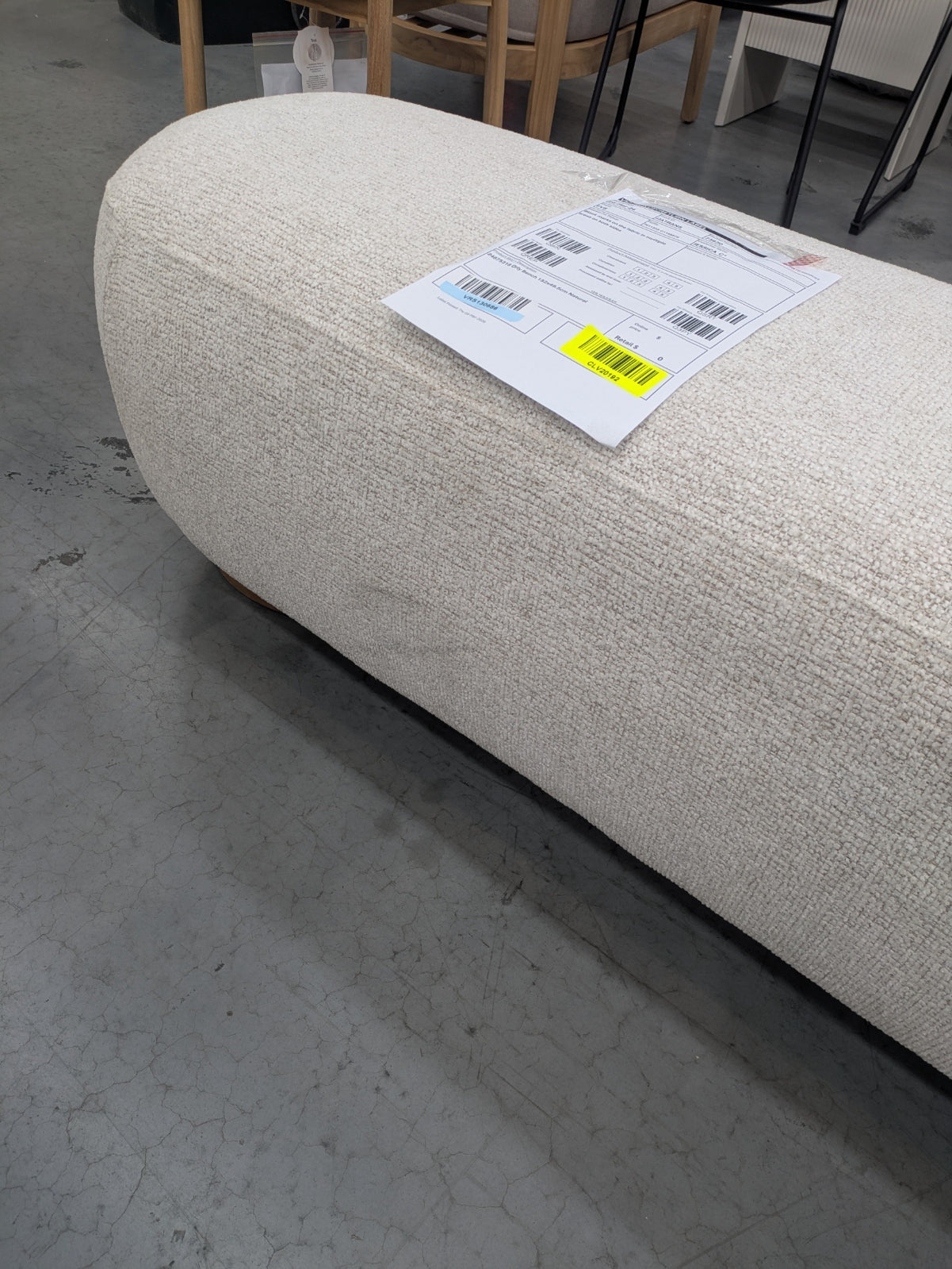 VICDC CLV20192 Orly Bench 152x49.5cm Natural