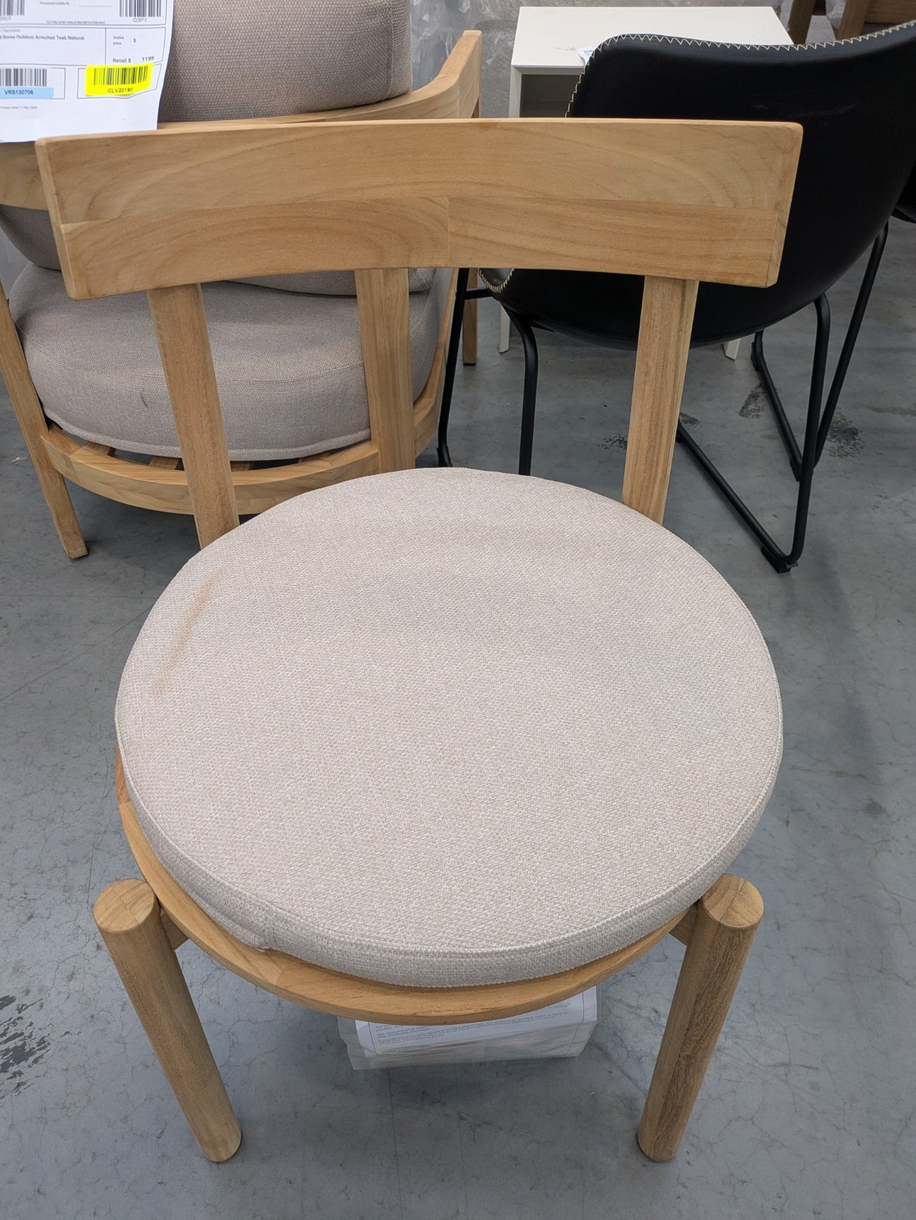 VICDC CLV20193 Coco Outdoor dining Chair Olefin Natural