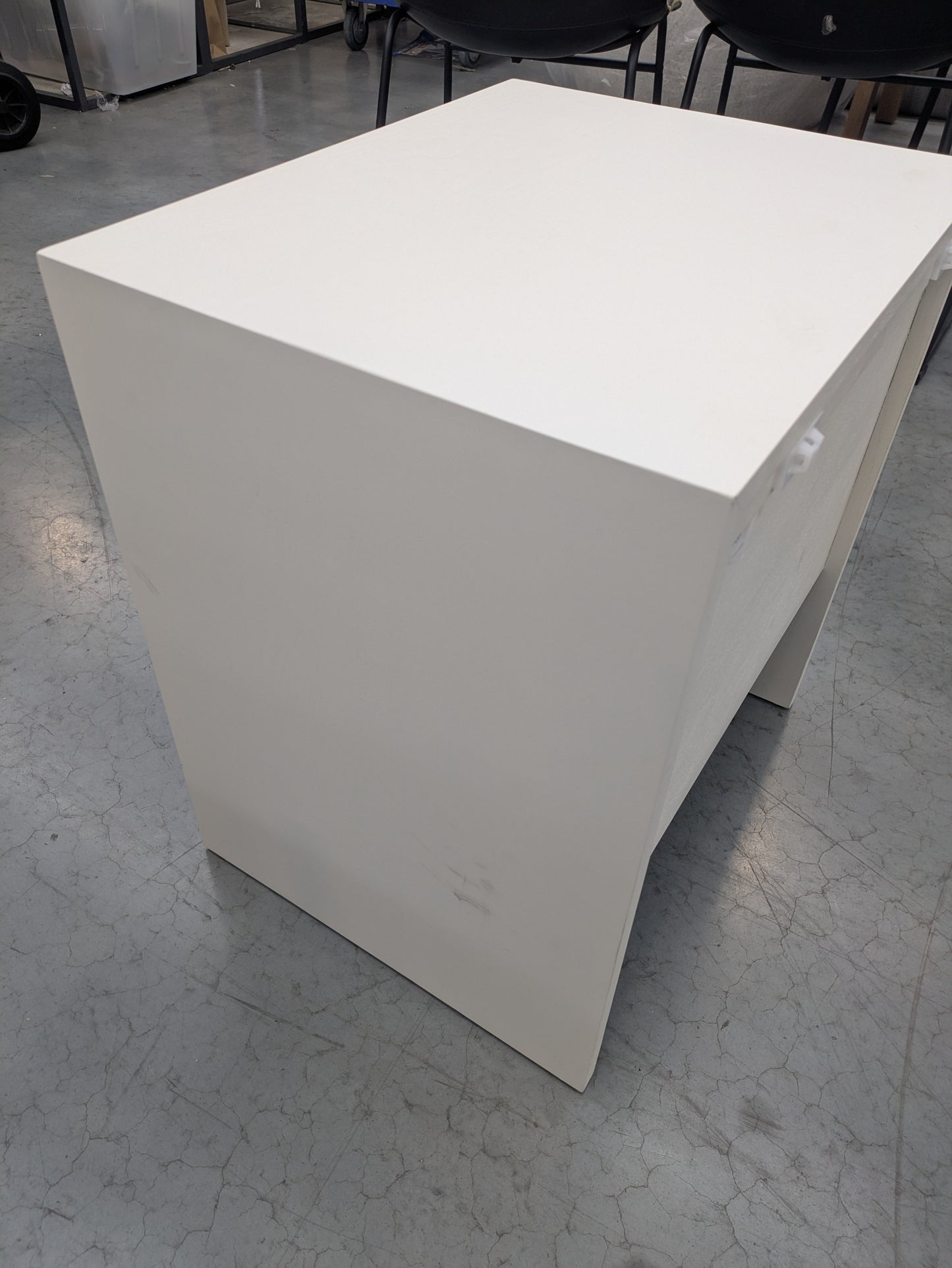VICDC CLV20185 Quinn Bedside Table 1 Drawer White