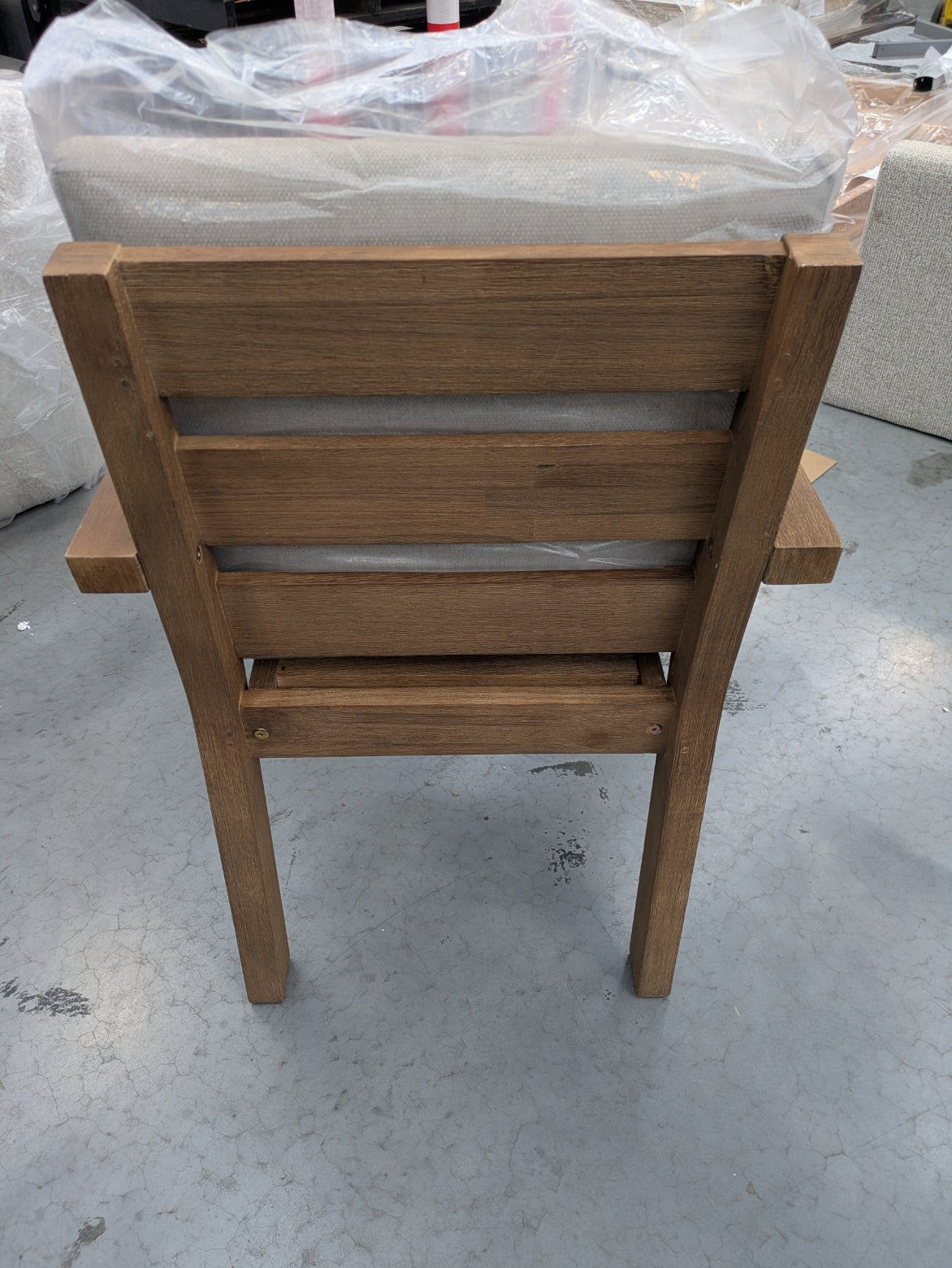 VICDC CLV20178 Cannes Outdoor Dining Chair Acacia Natural MKII