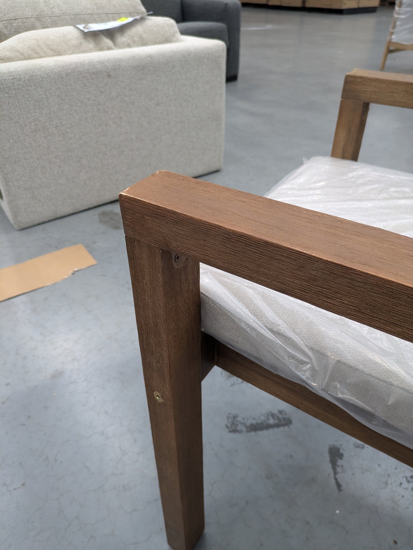 VICDC CLV20178 Cannes Outdoor Dining Chair Acacia Natural MKII