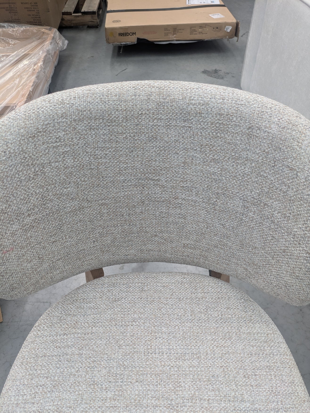 VICDC CLV20201 Gomez Dining Chair - Oak Frame Oat