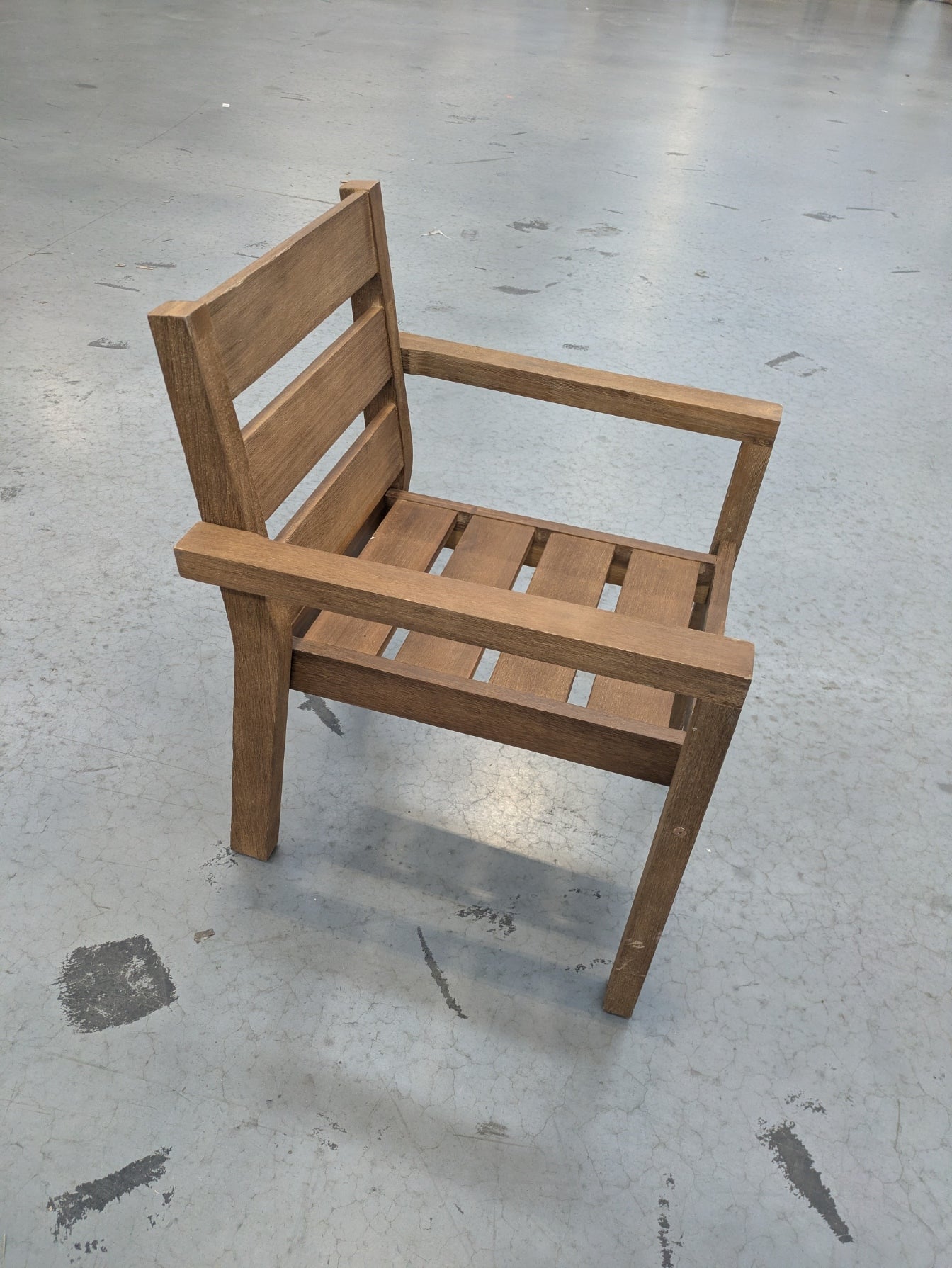 VICDC CLV20215 Cannes Outdoor Dining Chair Acacia Natural MKII