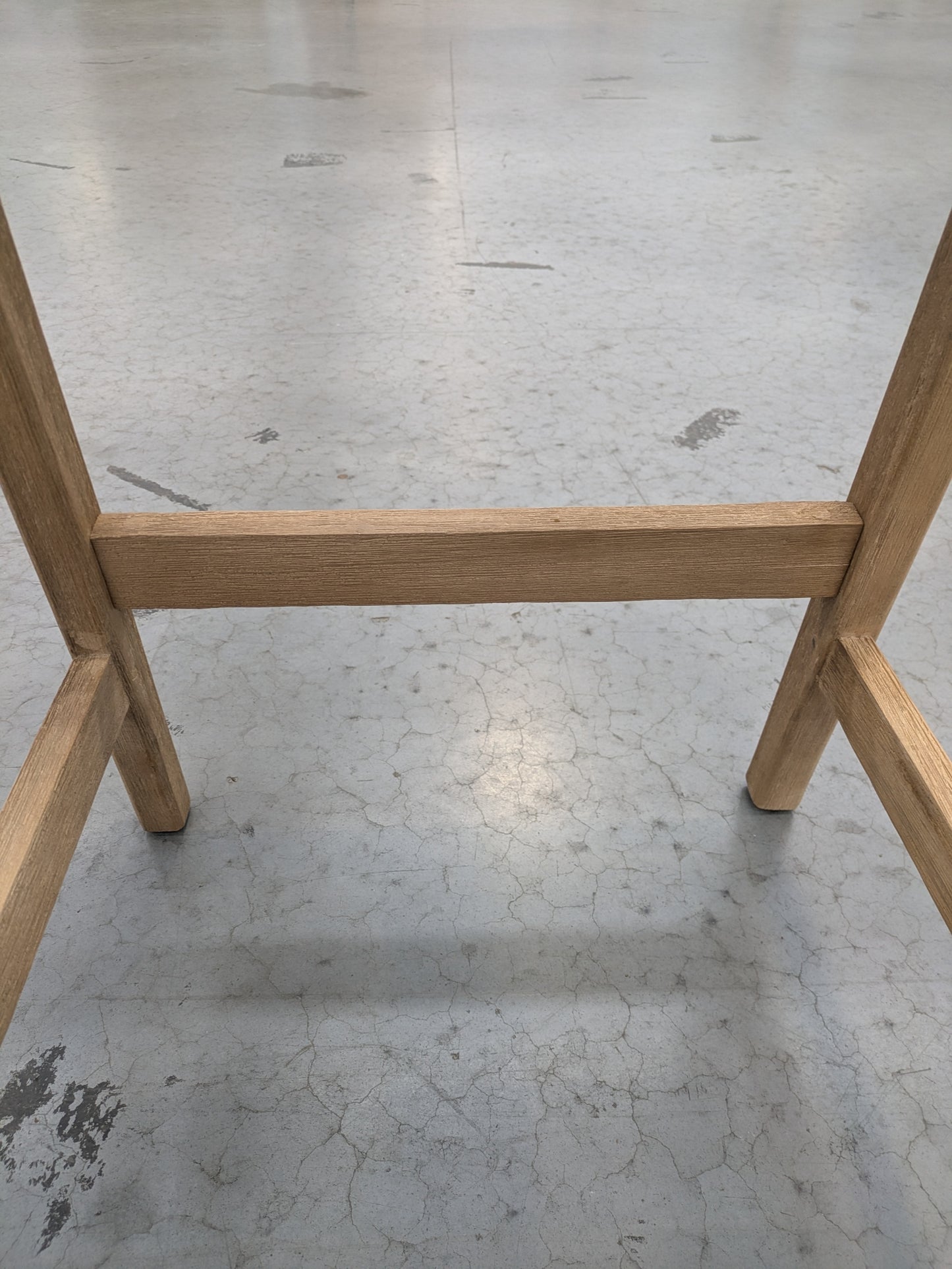 VICDC CLV20229 Le Vent Outdoor Bar Stool - Armless Acacia Natural