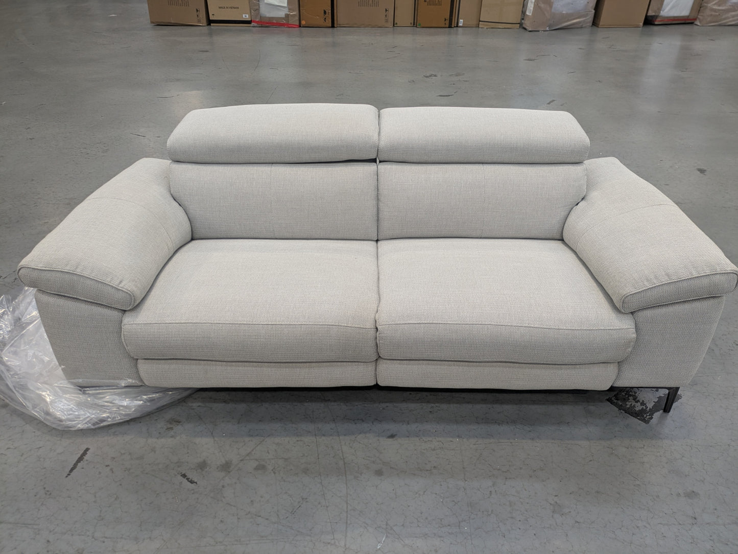 VICDC CLV20235 Cora Battery Recliner Sofa 3S Talent Cloud (2 Motion)