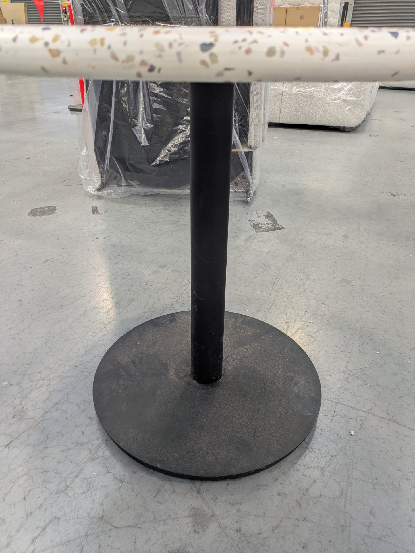 VICDC CLV20227 Brixon Outdoor Bistro Dining Table 75cm Black (D)