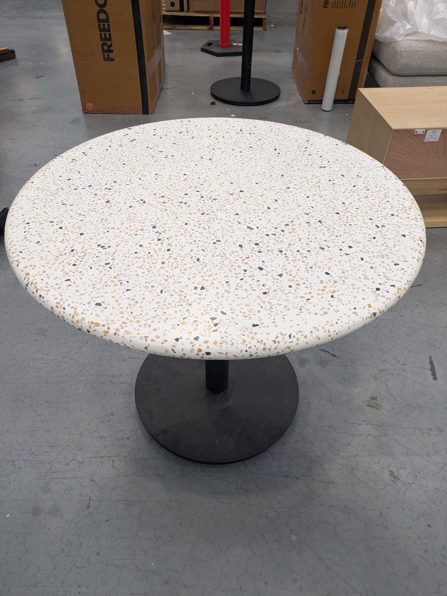 VICDC CLV20227 Brixon Outdoor Bistro Dining Table 75cm Black (D)