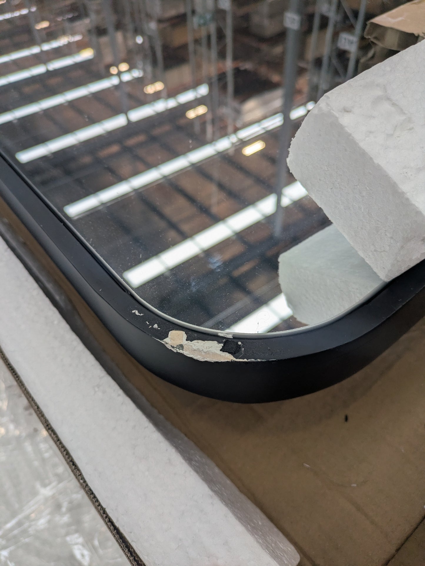 VICDC CLV20234 Tatum Floor Mirror 90x175cm Black