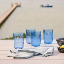 NSW Newport Tumbler   Blue (Set of 4) HW26