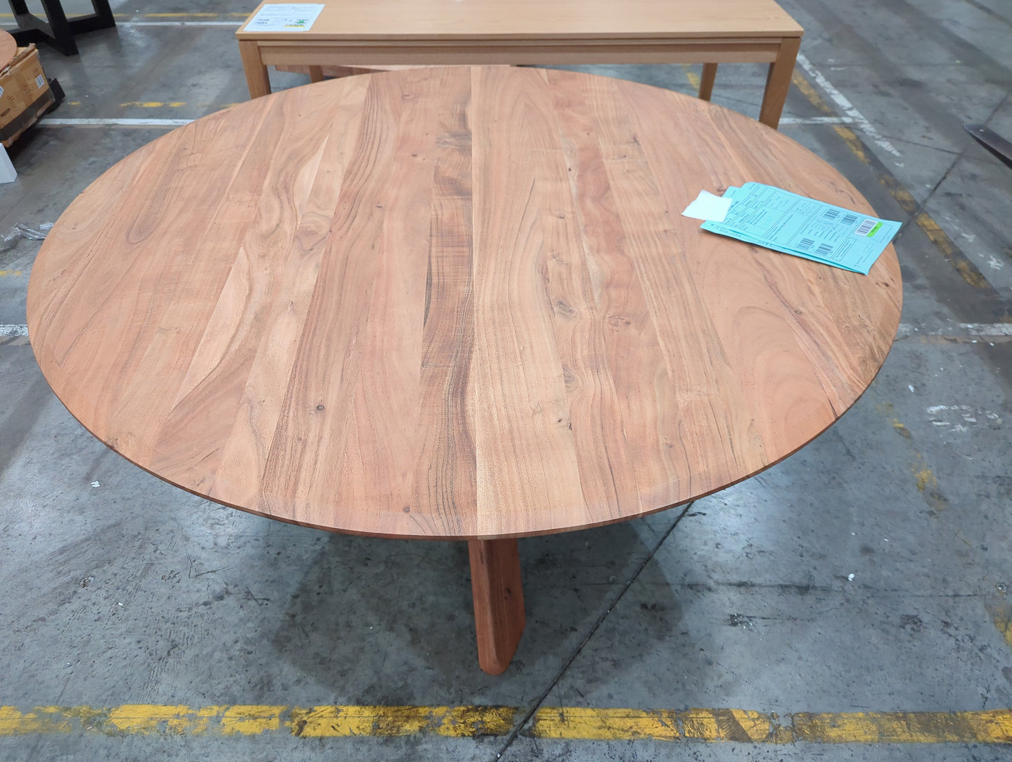 NSW MT24562 Axel Dining Table 160cm Dia Natural