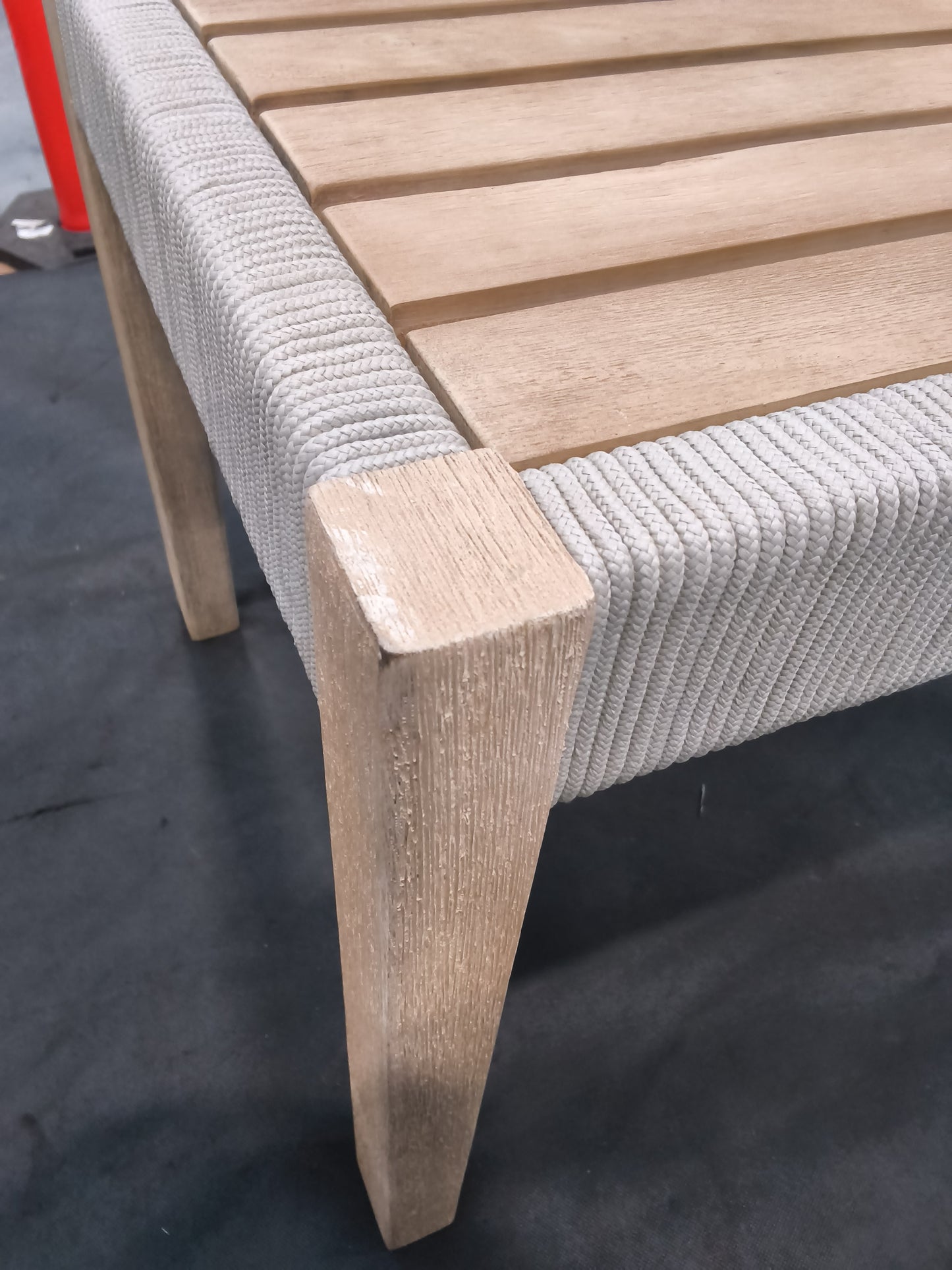 VICDC CLV20294 Le Vent Outdoor Dining Chair - Armless Acacia Natural