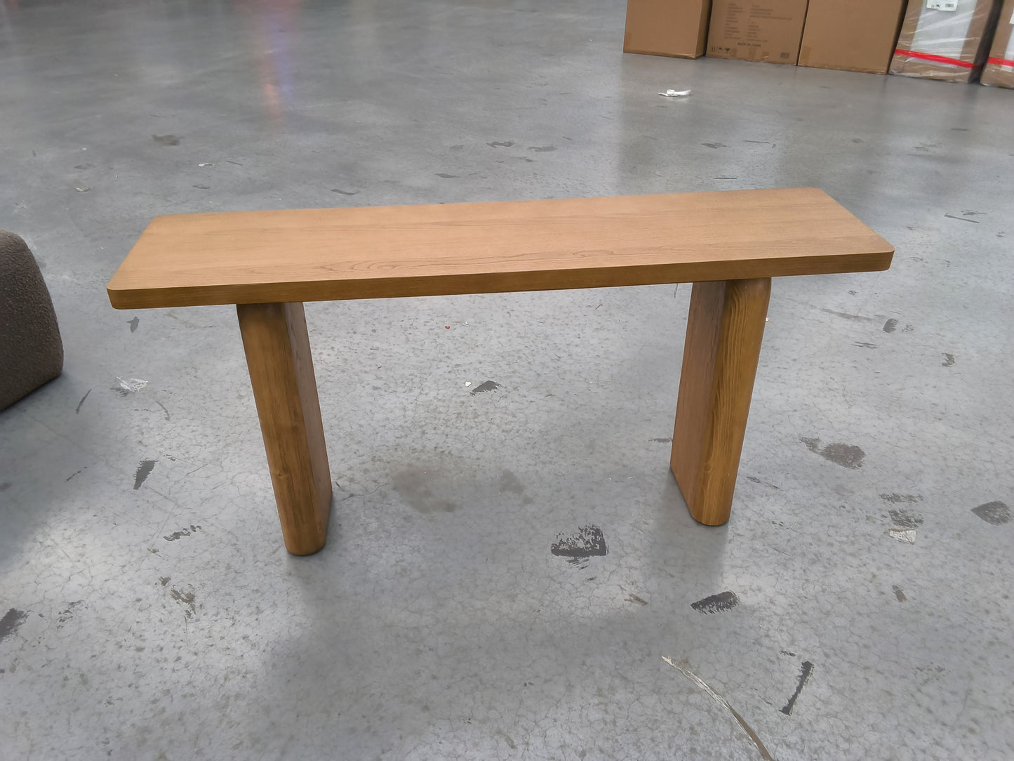 VICDC CLV20269 Pacifica Console Table 160x160cm Natural Top