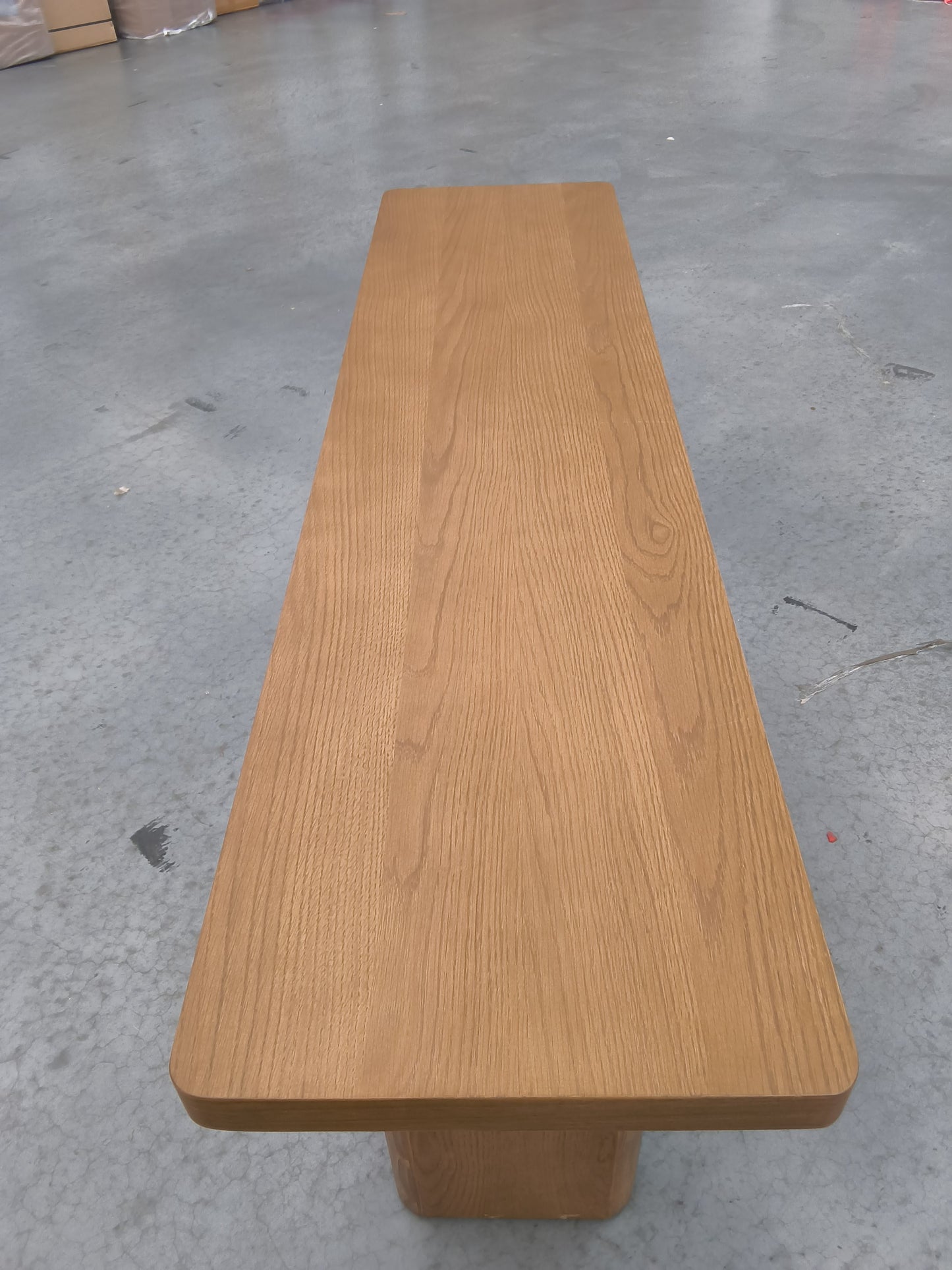 VICDC CLV20269 Pacifica Console Table 160x160cm Natural Top