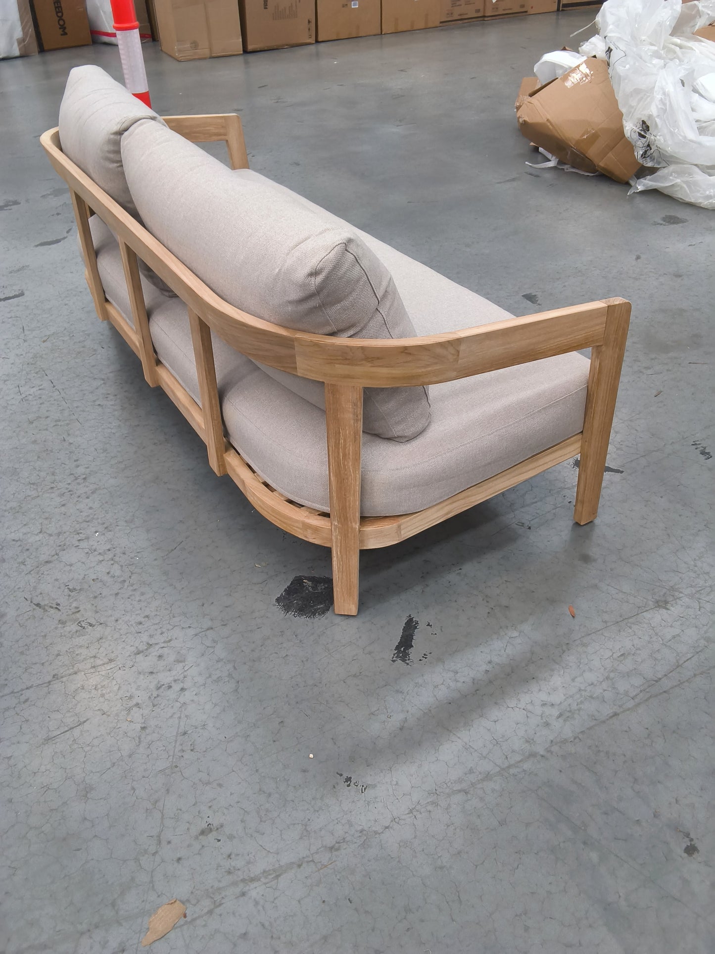 VICDC CLV20249 Boree Outdoor Sofa 3S Teak Natural