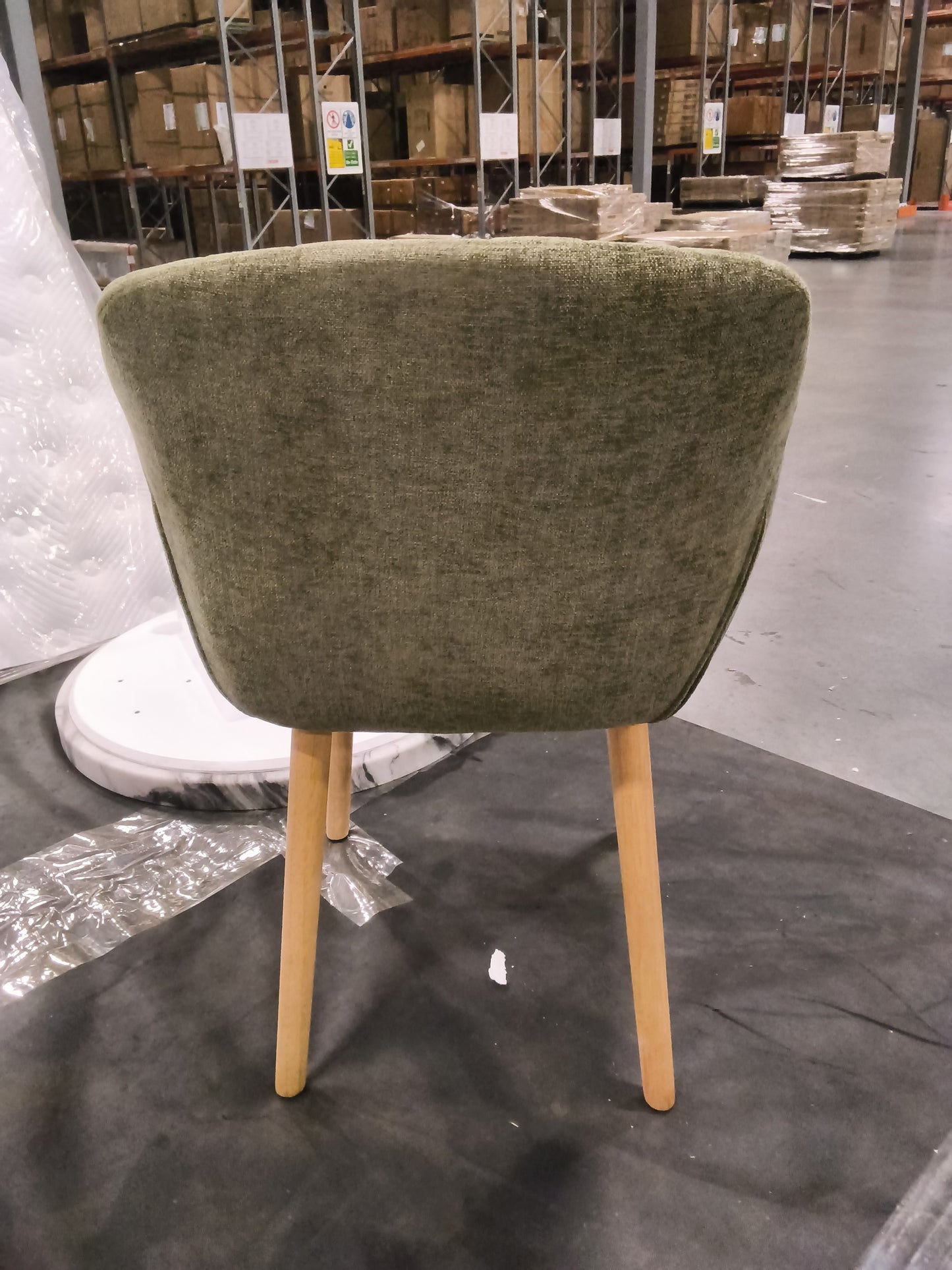 VICDC CLV20306 Palmer Carver Dining Chair Green